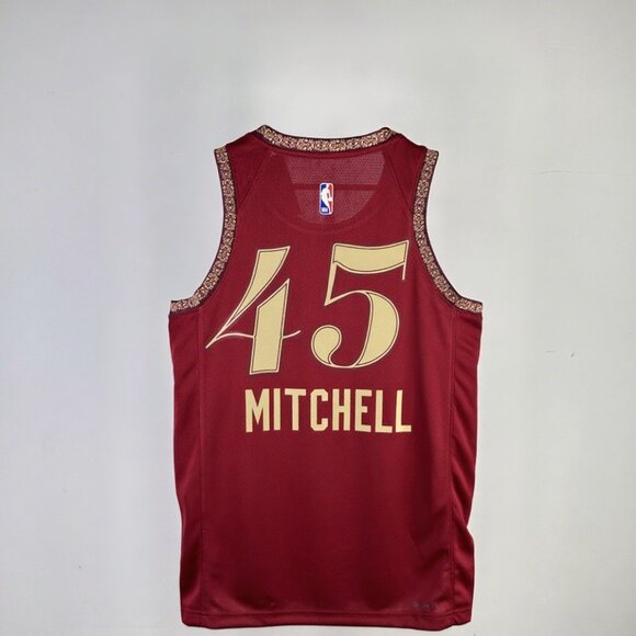 Cleveland Cavaliers Donovan Mitchell No. 45 Red Jersey - Picture 2 of 8